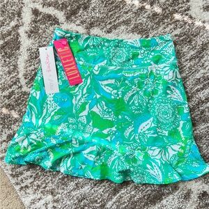 NWT LILLY PULITZER HIGH RISE ATHLETIC SKORT XS!